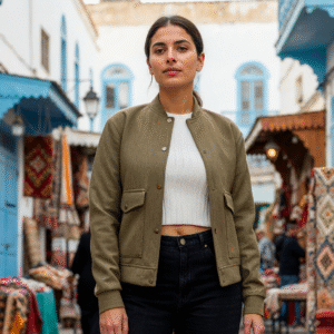 Veste à Boutons  Cosylaine-Olive